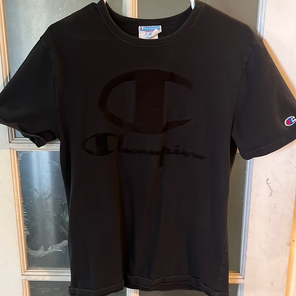 Vintage Black Out Champion Tee
